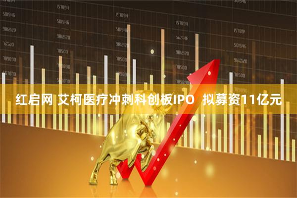 红启网 艾柯医疗冲刺科创板IPO  拟募资11亿元